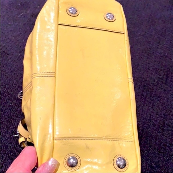 COACH East West Gallery Patent Leather Tote - Picture 11 of 16